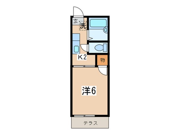 グリーンハイツの物件間取画像